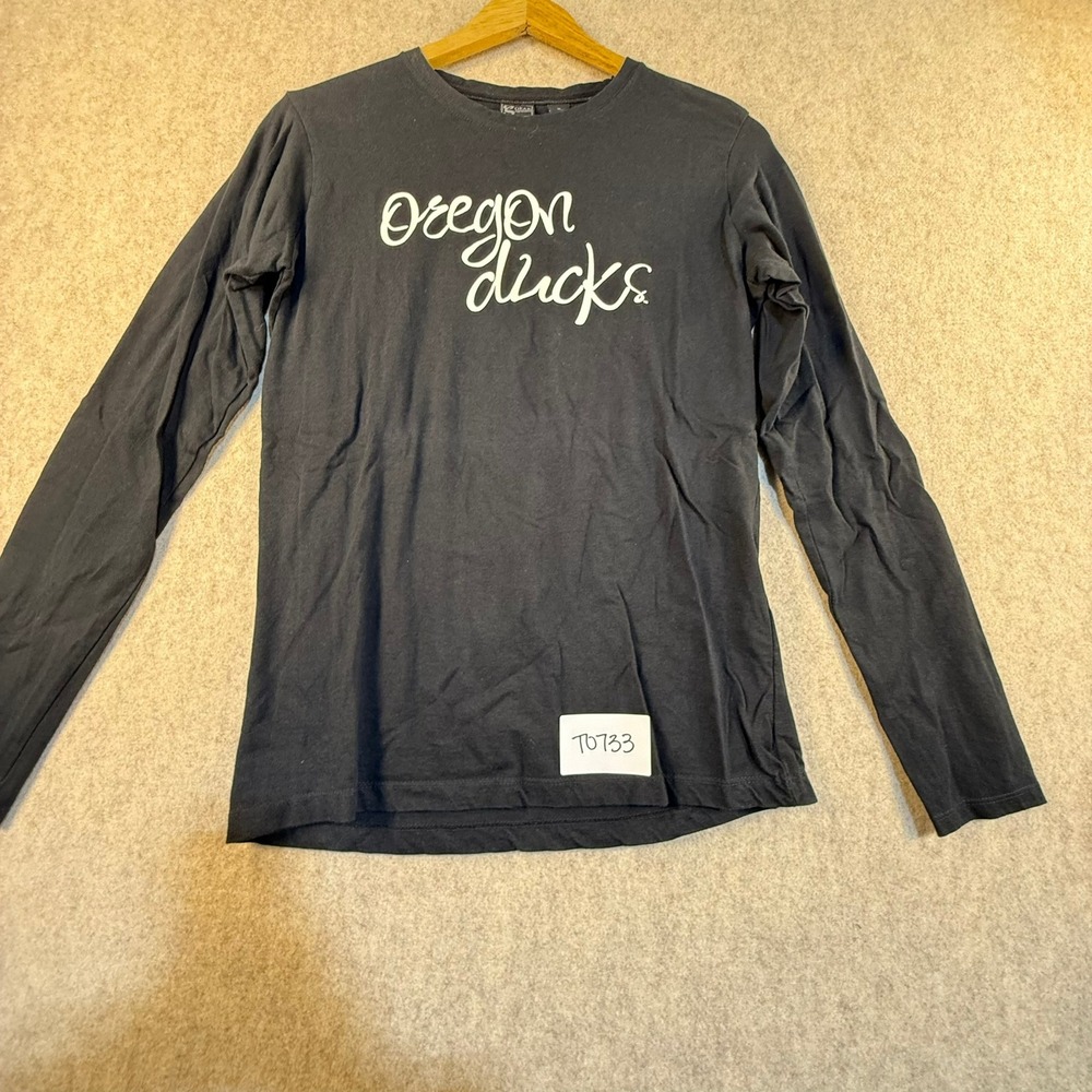 Gear For‎ Sports Oregon Ducks Long Sleeve T-Shirt Womens M Black NCAA Fan Gear